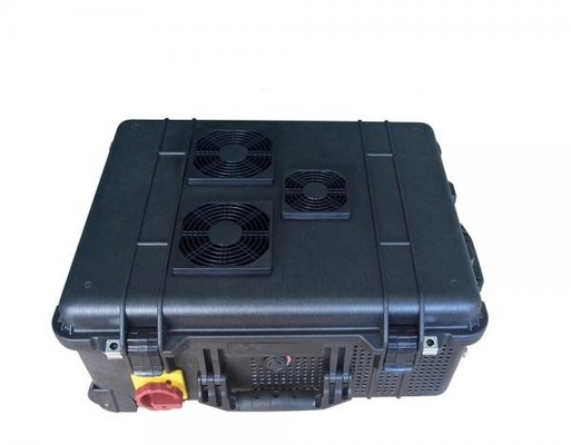High Power Portable  8 Channels bands Mobile Signal Jammer 200W up to 300 meters GPS WIFI Blocker