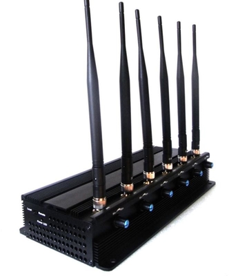 8 Channels Desktop Cellular Cell Phone Signal Jammer WiFi Blocker 3G & 4G Phone Signal Jammer