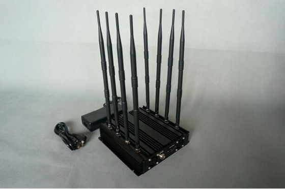 GSM CDMA Phs WiFi & Cellular 4G Wimax Signal Jammer 8 bands