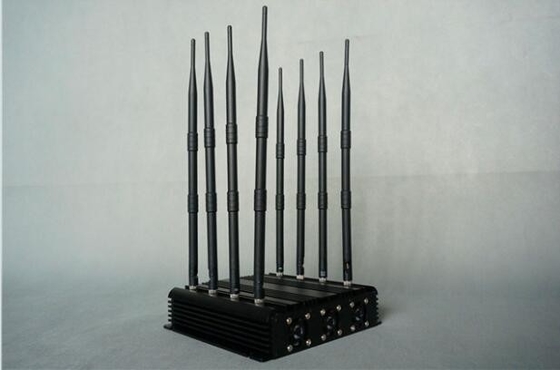 GSM CDMA Phs WiFi & Cellular 4G Wimax Signal Jammer 8 bands
