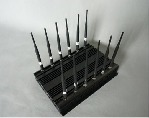 Desktop WiFi 2.4G 5.8g Signal Jammer (12 Antennas) 850MHz~6000MHz