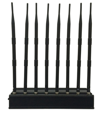 Adjustable 8 Antennas High-power Cell phone 2.4G 5.8G 5.2G Wifi Jammer Signal Blocker