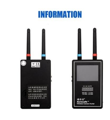 Wireless Camera Detector  Full Band Video Scanner Image Display Anti-Spy Device Wireless Lens Hunter Spy Camera Detect