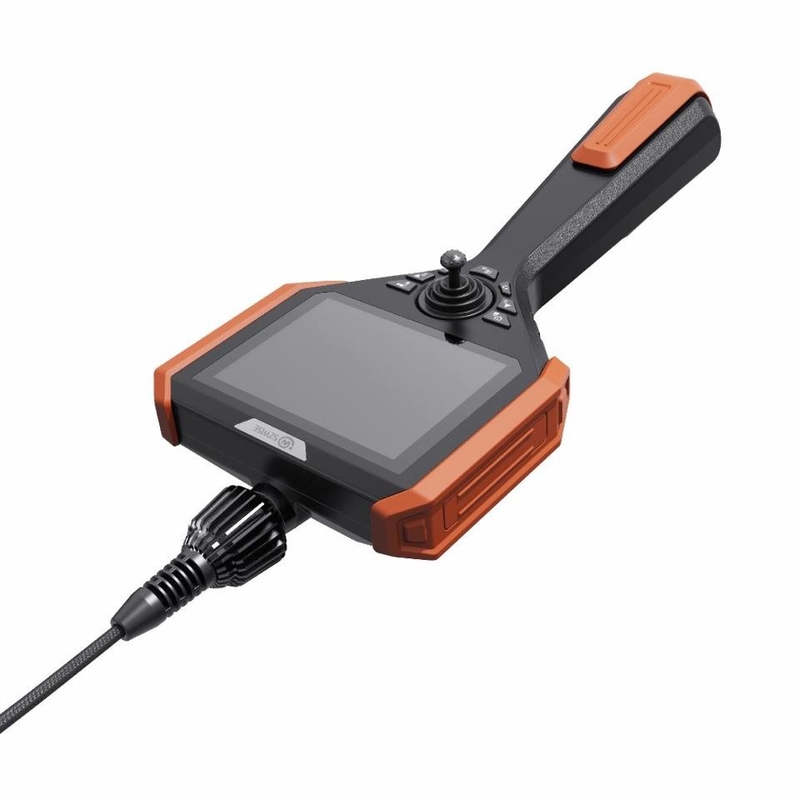 5 inch HD display 2.8mm diameter 1meter length customized steerable borescope 360  articulated industrial boresco