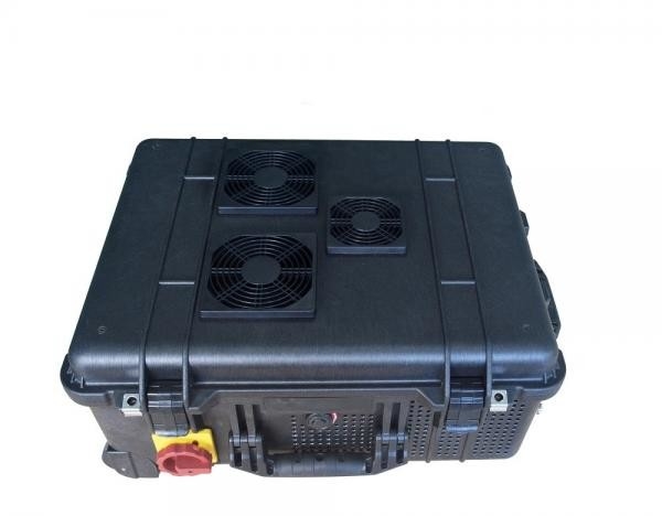 High Power Portable  8 Channels bands Mobile Signal Jammer 200W up to 300 meters GPS WIFI Blocker