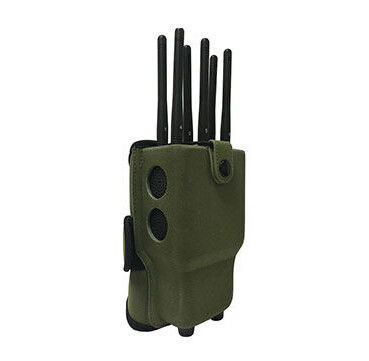 6 antennas Lojack 3G 4G cell phone jammers with nylon case Lojack: 167-174MHz